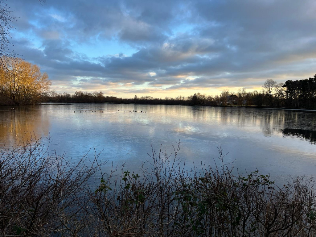See bei Abenddämmerung